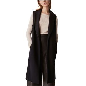 NWT Massimo Dutti Long Wool Waistcoat